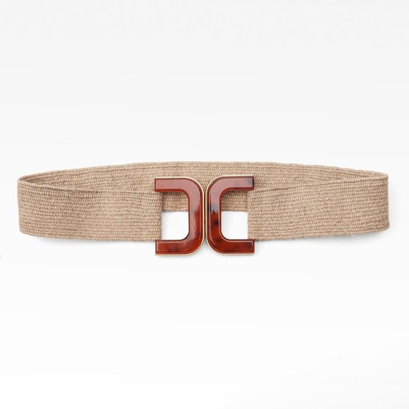 Zara Jute Belt Sz 32 Light Beige NWT main image 5